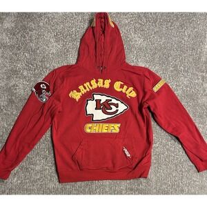 NFL Kansas City Chiefs Pro Standard Embroidered Men's Hoodie Red Pullover M